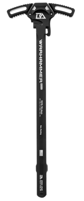 BREEK Warhammer MOD2 Ambidextrous AR-10/LR-308 Charging Handle 7075-T6 Aluminum Black BRK530