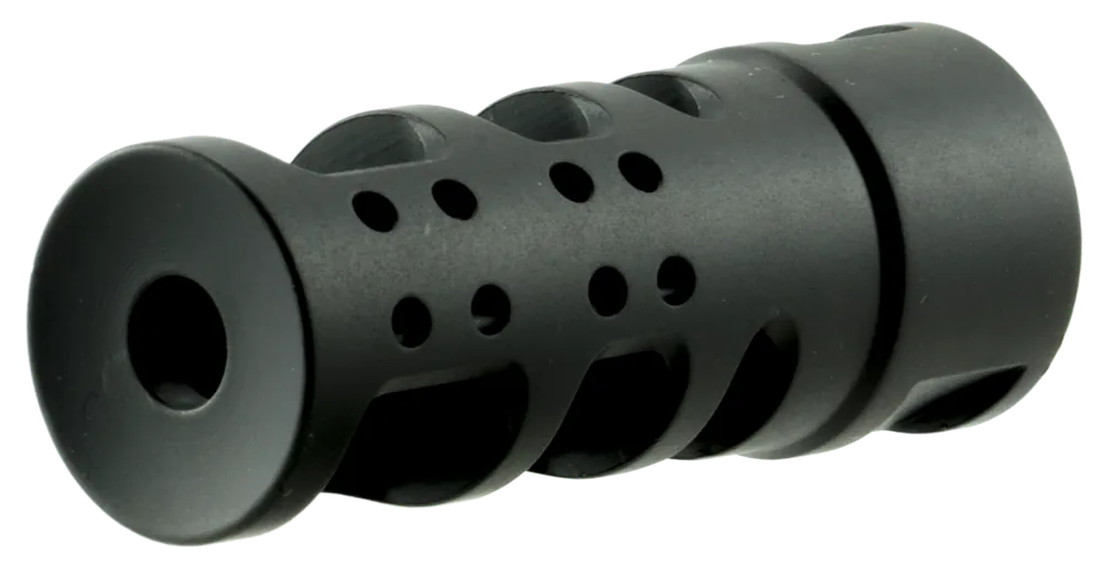 Spikes R2 Muzzle Brake Black Nitride 416R Stainless Steel 1/2x28 Threads for 5.56 NATO SBV1065