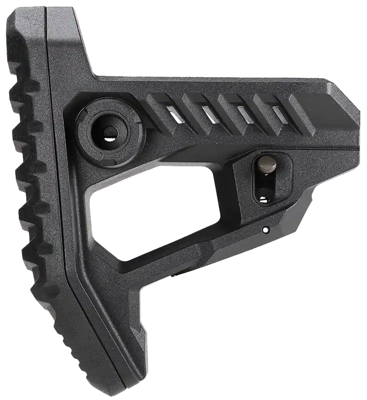 Strike Industries Polymer Pit Stock, 4-Position Adjustable with QD Sling Mounts, STRIKEPOLYPITBK