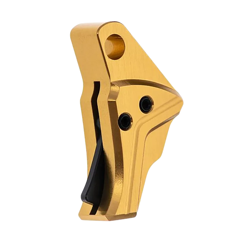 Tyrant CNC Improved Tyrant Trigger System Trigger Shoe for Glock Gen 5, Gold/Black TDGTRIG5GOLDBLACK