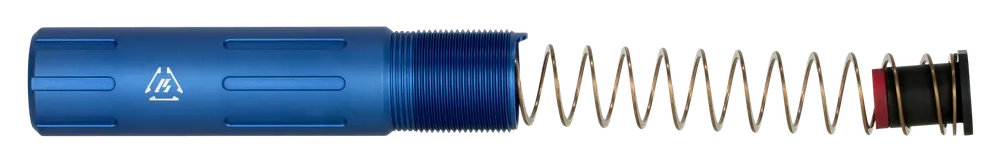 Strike AR Pistol Buffer Tube Slick Blue Anodized 7075-T6 w/ QD Socket & Spring ARSPRESLICKBLU