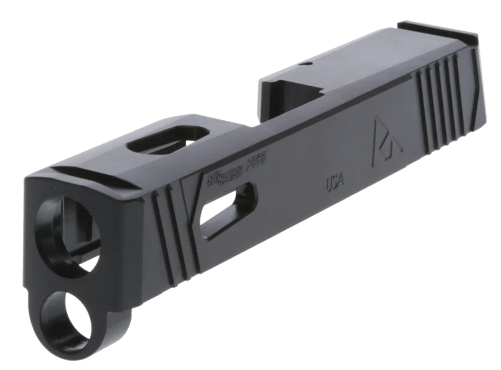 Rival Arms Optic Ready Slide A1 for Sig Sauer P365, Black QPQ 416R Stainless Steel RA10P001A