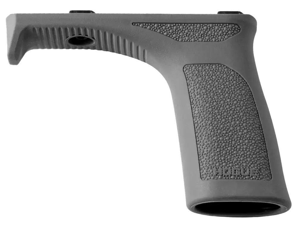 Hogue M-LOK Hybrid Forend Grip, Gray Overmolded Rubber with Cobblestone Texture 13132