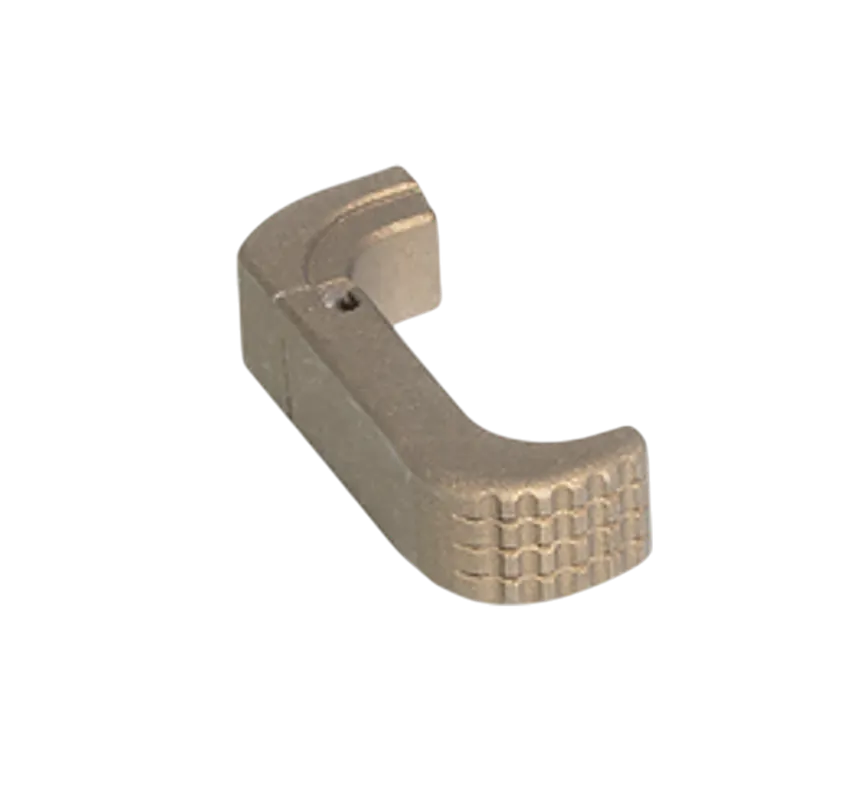 TIMBER CREEK OUTDOOR INC Glock 17/19 Extended Magazine Release, Anodized Burnt Bronze Aluminum GLEMRBB