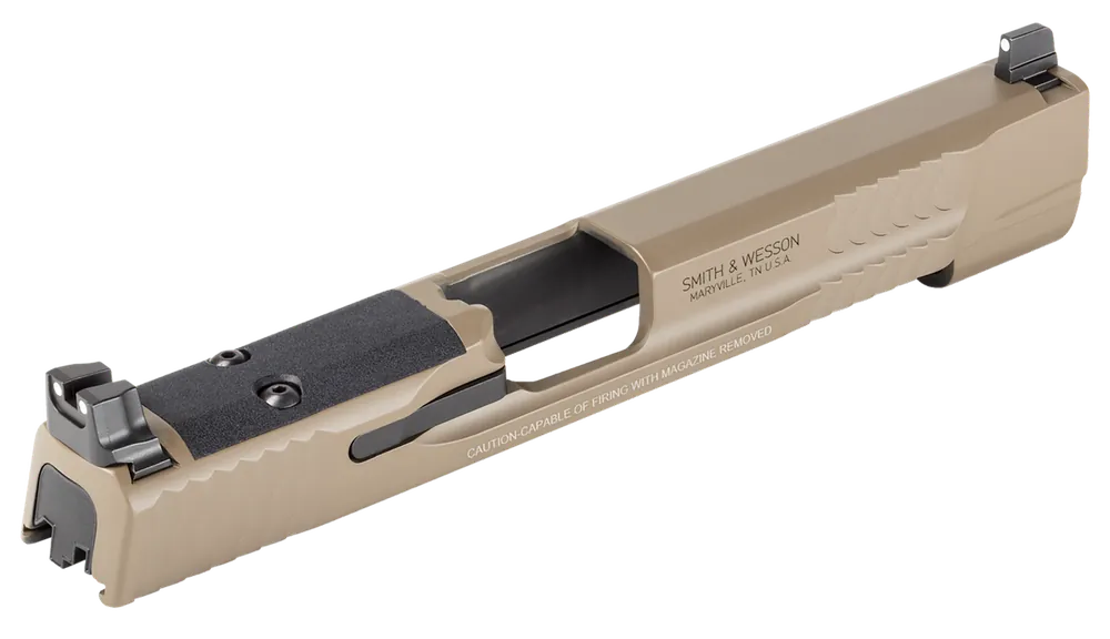 Smith & Wesson M&P9 M2.0 Optic-Ready Slide Assembly, FDE, White Dot Sights, 9mm 14569