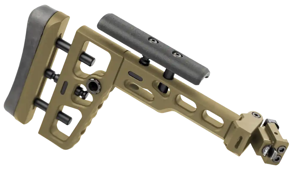 Samson S.A.S. K Folding Stock w/ Picatinny Adapter, 9 in, Flat Dark Earth Anodized 040617032