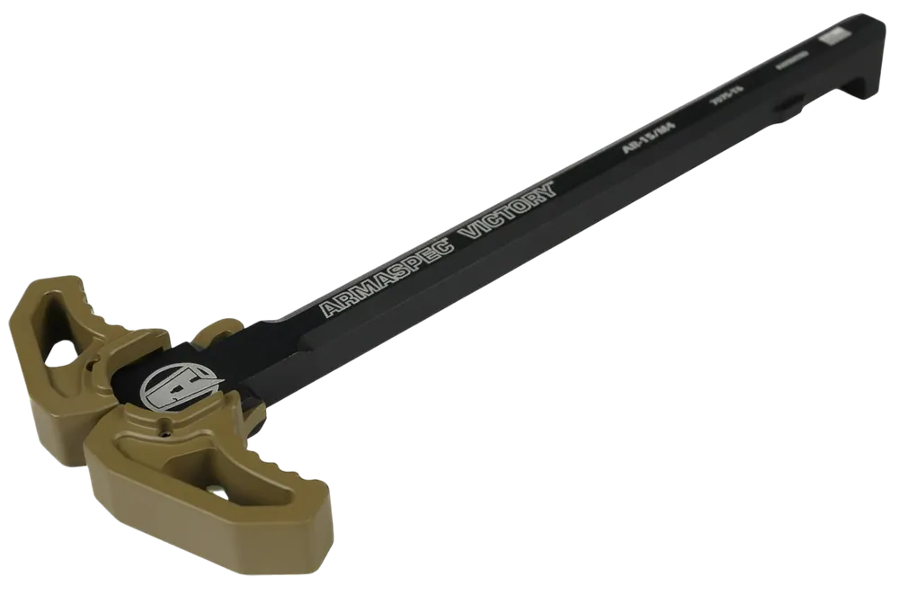 ARMASPEC Victory Ambidextrous AR-15 Charging Handle with Gas Vents, Flat Dark Earth ARM161-FDE