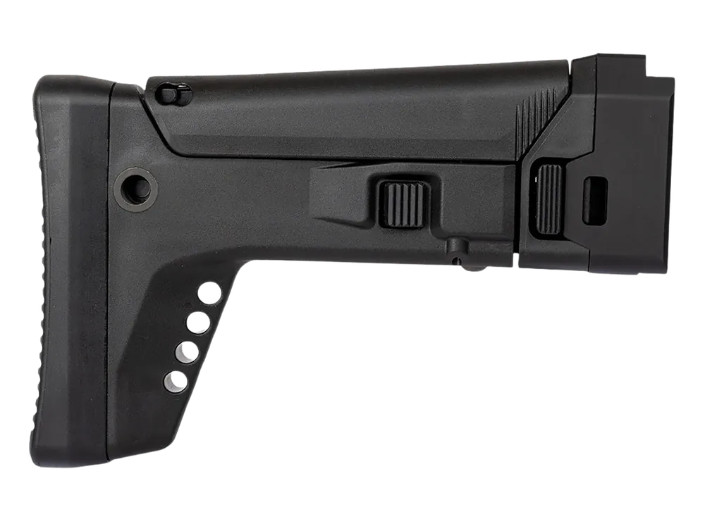 Global Ordnance UFS 1913 Picatinny Universal Folding Stock, Adjustable Cheek Riser, Black 197892026727