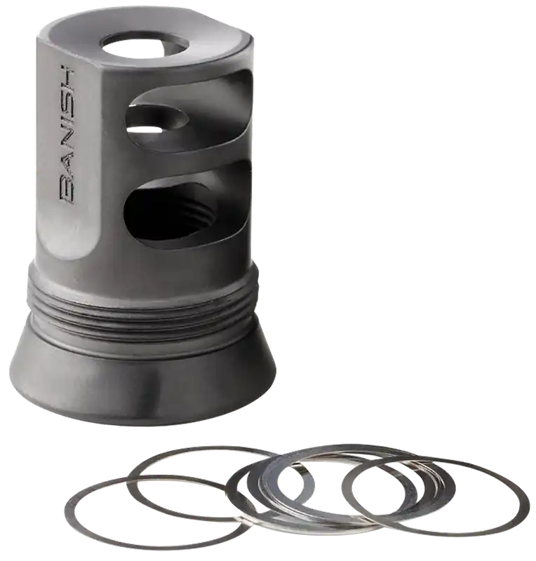BANISH(SILENCER CENTRAL) Banish 30 Gold/46 Muzzle Brake, 5/8x24 Thread, 100000310878