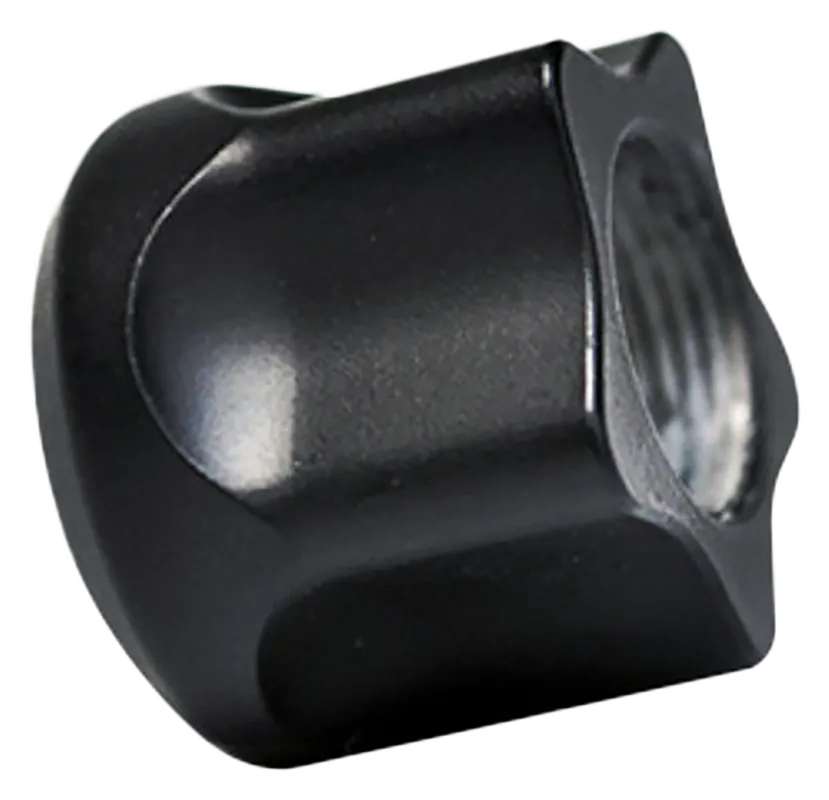 Timber Creek Outdoors Billet Aluminum Thread Protector, Black 1/2x28 1/228TPBLC