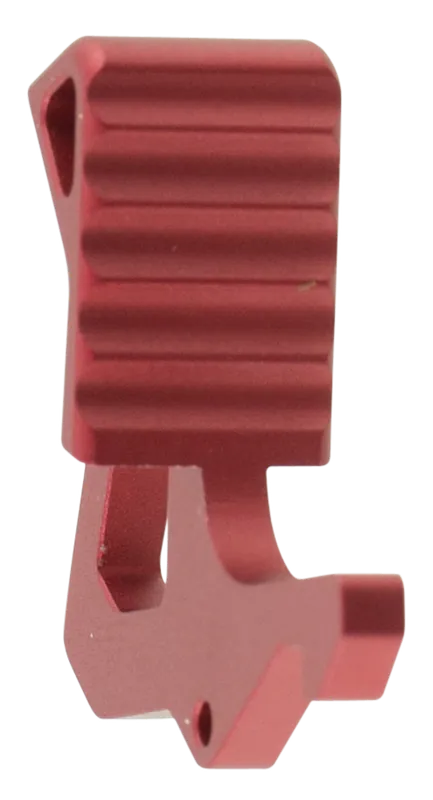 Strike AR Extended Charging Handle Latch, Hardcoat Anodized Red Aluminum for Mil-Spec, ARLATCHRED