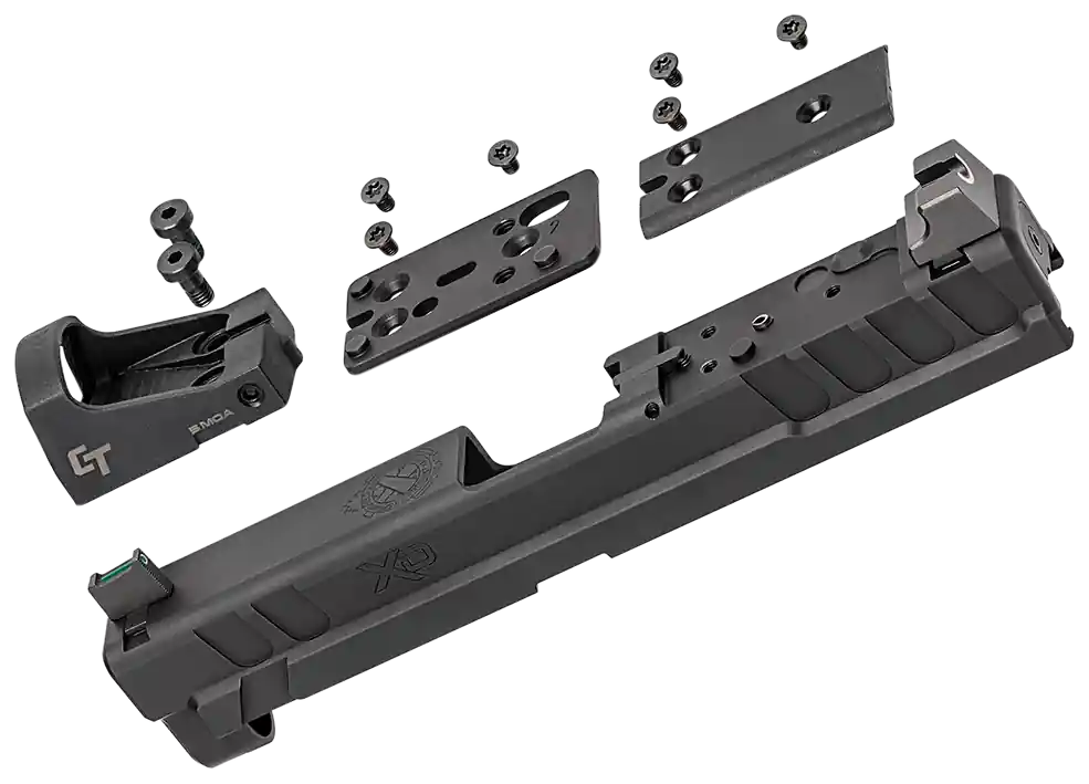 Springfield Armory XD OSP Slide Assembly for XD 9mm, Steel Black w/ Crimson Trace Red Dot XD4903