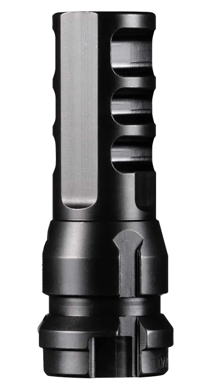 Dead Air KeyMo .338 Muzzle Brake, Black Nitride 4140 Steel, 3/4x24 Threads DA103