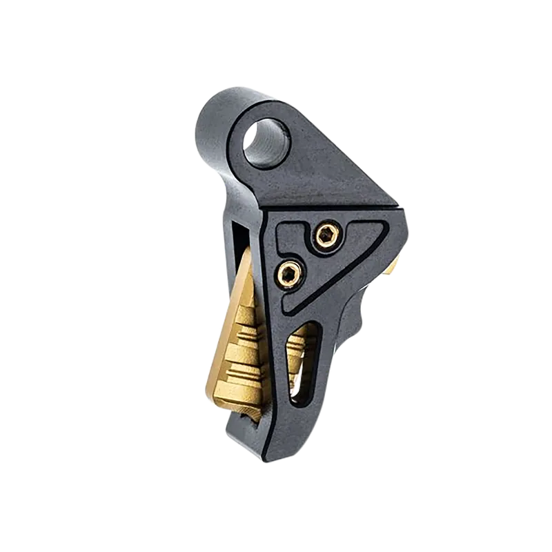 TYRANT CNC Innovative Tyrant Trigger System (I.T.T.S.) Trigger Shoe for Springfield Hellcat/Pro TDHCATTRIGBLK/GOLD