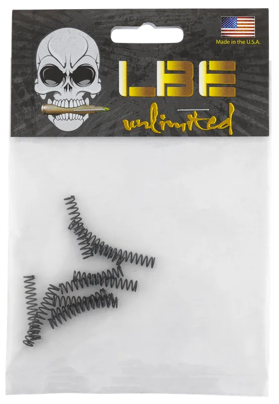 LBE Unlimited AR-15 Buffer Retaining Pin Springs, 10-Pack Steel Replacement Parts ARBRPS