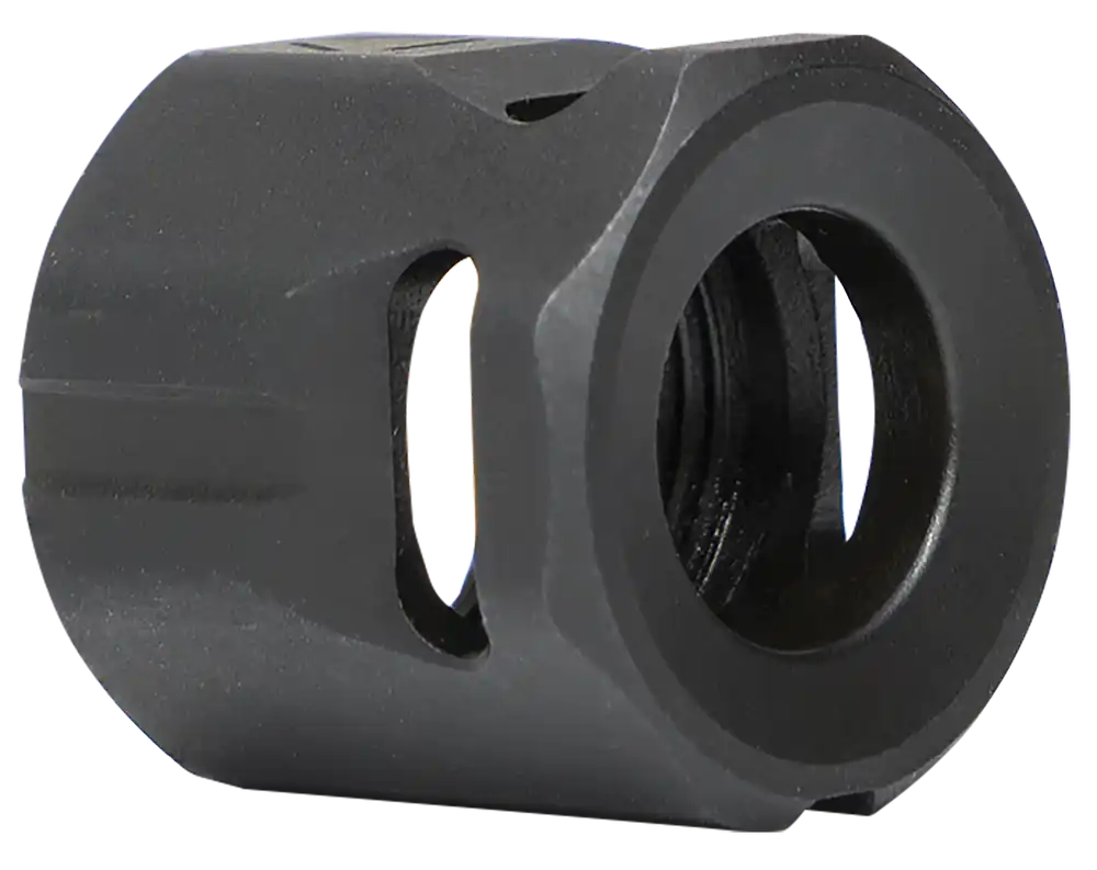 Strike Circle Micro Threaded Pistol Compensator, Black Steel 1/2x28, 0.64in Overall Length, MCCIRCLE