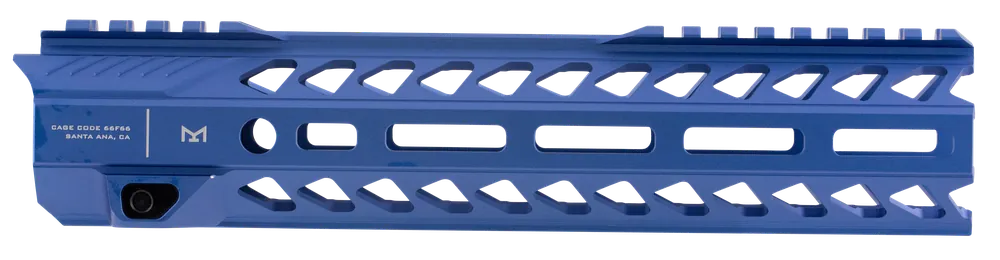 Strike Strike Rail AR-15 M-LOK 10in Blue Aluminum Handguard w/ Anti-Rotation STRIKERAIL10BLU