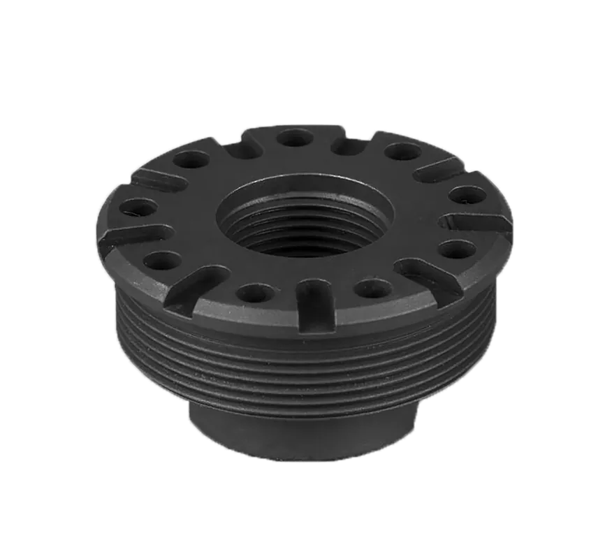 SilencerCo Bravo Direct Thread Suppressor Mount, M13.5x1 Left-Hand, Matte Black AC1563