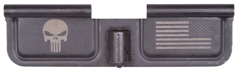 Spikes AR-15 Laser Engraved Ejection Port Door, Mil-Spec Black Phosphate Steel SED7005