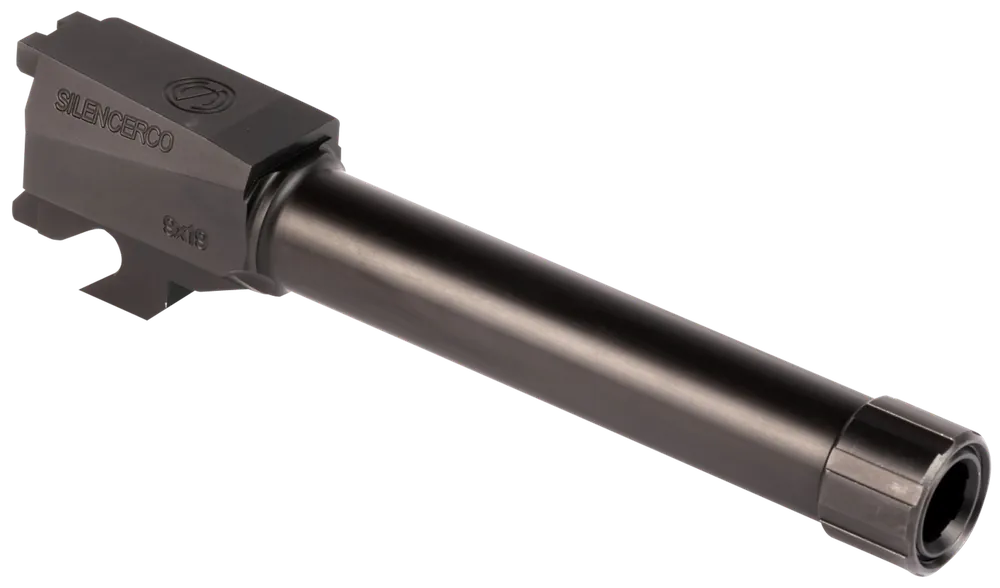 SilencerCo Threaded Barrel for SIG Sauer P320 Compact 9mm Luger 4.5in Black Nitride AC2486
