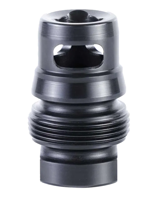 Dead Air Xeno Xero 9mm Taper Mount Muzzle Device, Black 4140 Steel M13.5x1LH DA135