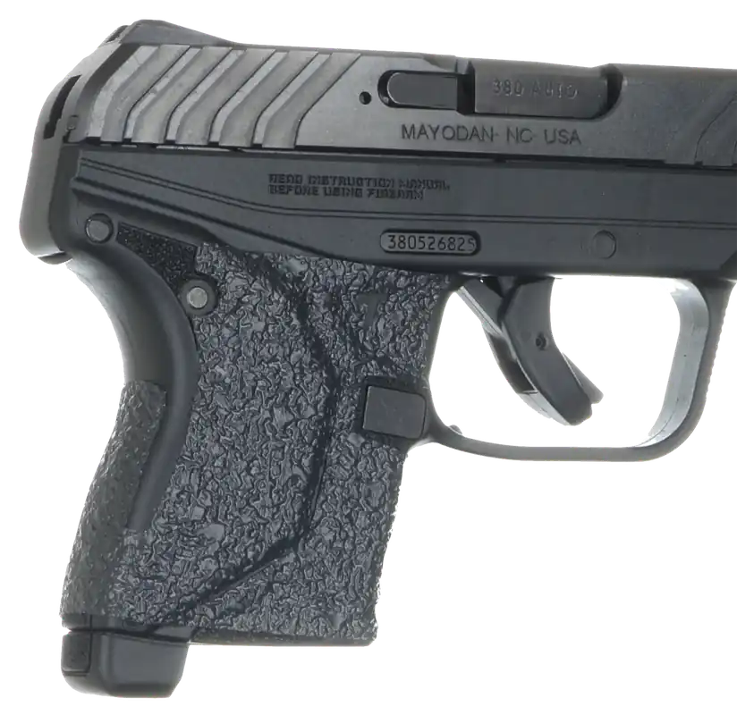 Talon Grips Textured Rubber Adhesive Grip Wrap for Ruger LCP/LCP II, Slim Black EV10R
