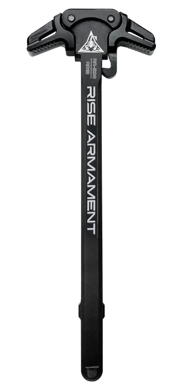 Rise Armament RA-230 Ambidextrous AR-10 Charging Handle, Black Anodized Aluminum RA230BLK