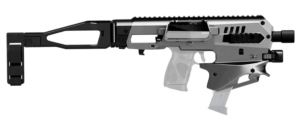 META TACTICAL LLC MCK 2.0 Micro Conversion Kit for Glock Gen 2, Tungsten Synthetic Stock MCKGEN2TU
