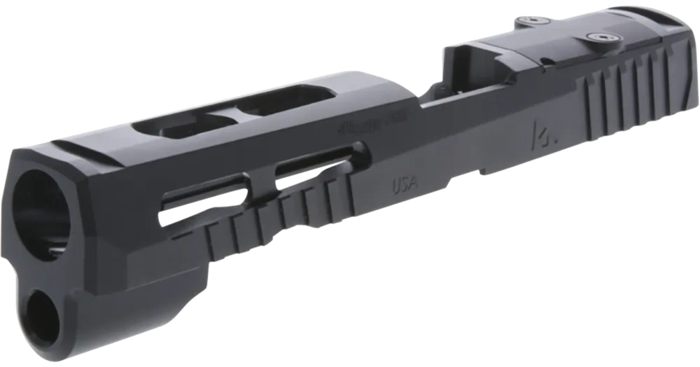 Rival Arms Precision Slide A1 for Glock 43/43X, Ported Black QPQ 17-4 Stainless, RMS Cut RARA10G306A