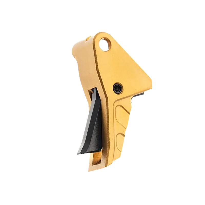 Tyrant CNC I.T.T.S Trigger for Springfield Echelon Gold/Black, 4 lb Pull, TDECHETRIGGOLD/BLK