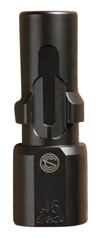 SilencerCo 3-Lug Muzzle Device for .45 ACP, .578x28 Thread, Black Finish AC2605