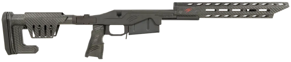 Fierce Firearms Long Action AR-15 Compatible Chassis Kit, Black Magnesium/Carbon Fiber LACHSBL
