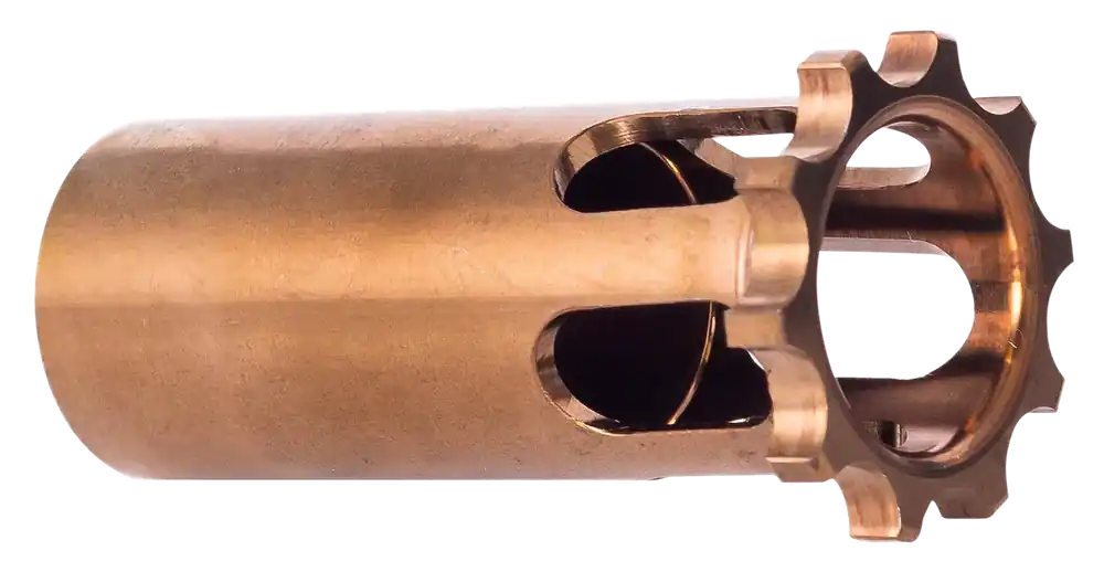 RUGGED SUPPRESSOR Suppressor Piston 1/2-36 TPI Copper 17-4 Stainless Steel, Heat Treated OP006