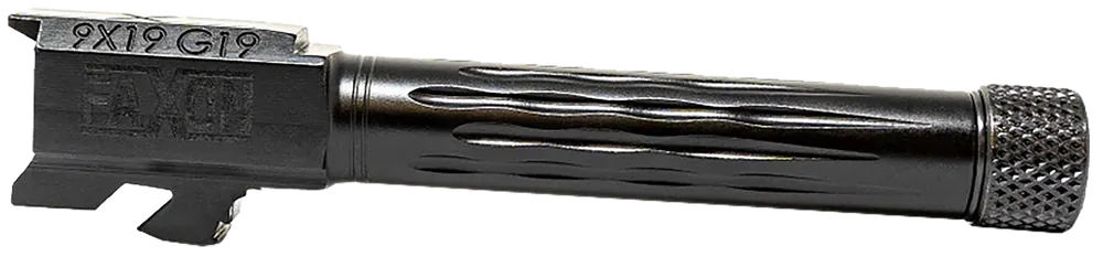 Faxon Firearms Match Series Glock 19/45 Gen2-5 9mm Threaded Flame-Fluted Barrel GB910N19LGQT