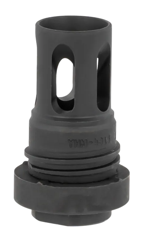 Yankee Hill Mini Quick Detach Flash Hider, Black Phosphate Steel 1/2-36 TPI for 5.56 NATO 431536A
