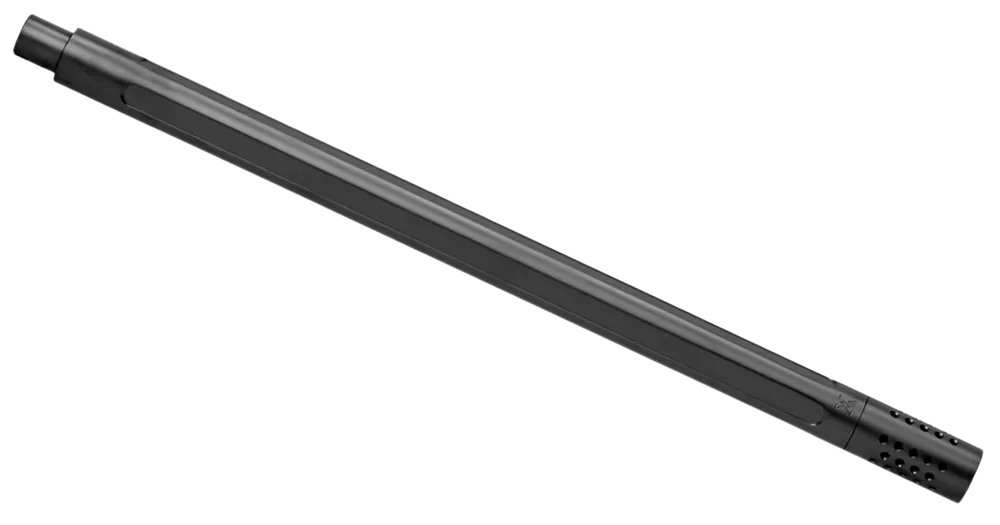 True Precision TP/22 16-inch Compensated Fluted Bull Barrel, Black DLC 416R Stainless TP1022BBLBC