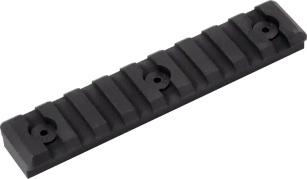 TIMBER CREEK OUTDOOR INC M-LOK 9-Slot Picatinny Rail Section, Hardcoat Black Anodized M9SPRBL