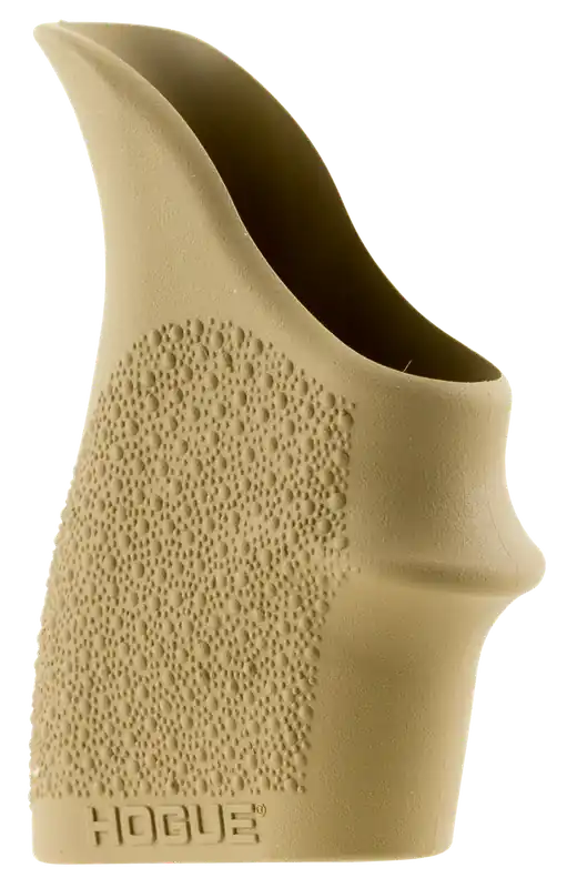 Hogue HandAll Beavertail Grip Sleeve, Textured Flat Dark Earth Rubber for Glock 26/Shield/LC9 18403