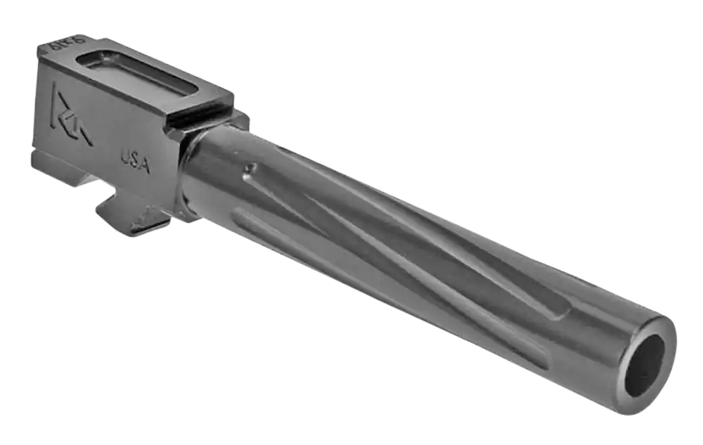 Rival Arms Precision Match Grade Drop-In Barrel for Glock 17 Gen5 9mm, 4.49in Fluted PVD RA20G103D