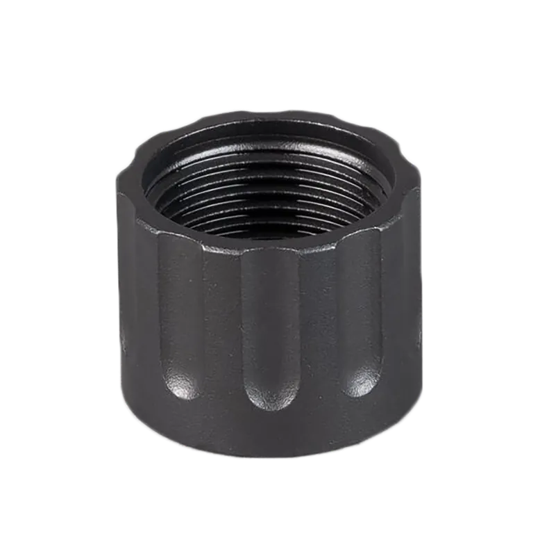 SilencerCo Delta Thread Protector, Stainless Steel Black Oxide, 1/2x28 Threads per Inch AC6