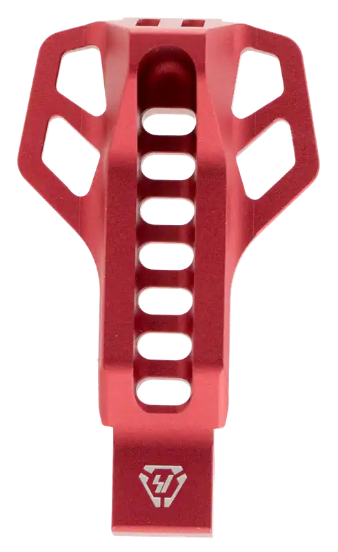 Strike Industries Cobra Billet Aluminum Trigger Guard with Finger Rest for AR Platform, Red BTGCOBRARE