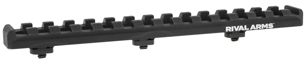 Rival Arms M-LOK 15-Slot Picatinny Rail Section, Black Anodized Aluminum, RA92ML15A