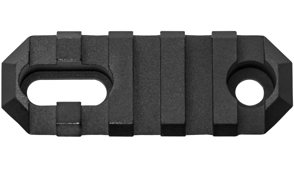 Grovtec US Inc Stock AR M1913 Picatinny Rail Section 2.2in 5-Slot Black Anodized GTSW189