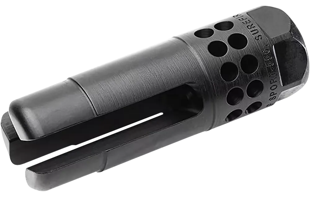 SureFire WARCOMP Sport 7.62mm Flash Hider/Compensator, 5/8-24 Open Tine 3-Prong WARCOMPSPORT7625824