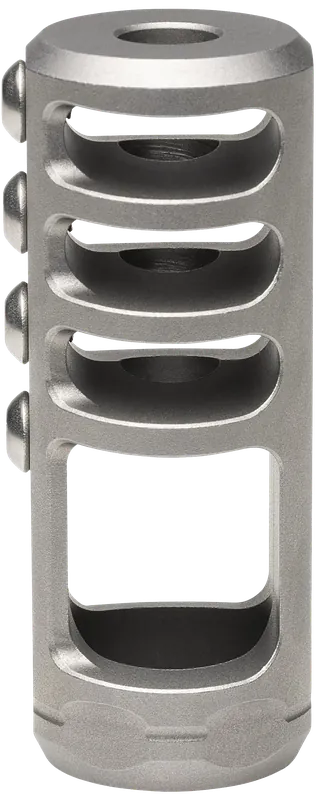 Browning Xeno Recoil Hawg Muzzle Brake, Matte Stainless Steel M13x1.25, 2.20" OAL 001293094