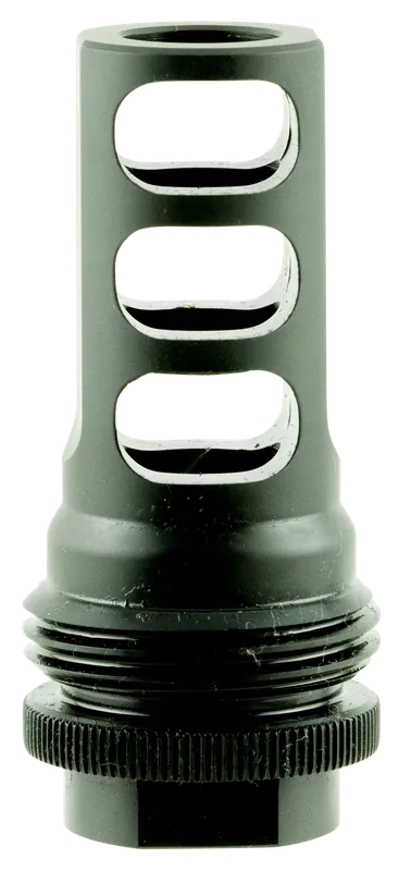 SilencerCo ASR 3-Port Muzzle Brake, 5/8"-32 Threads, .458/.46 Cal Steel Black AC1557