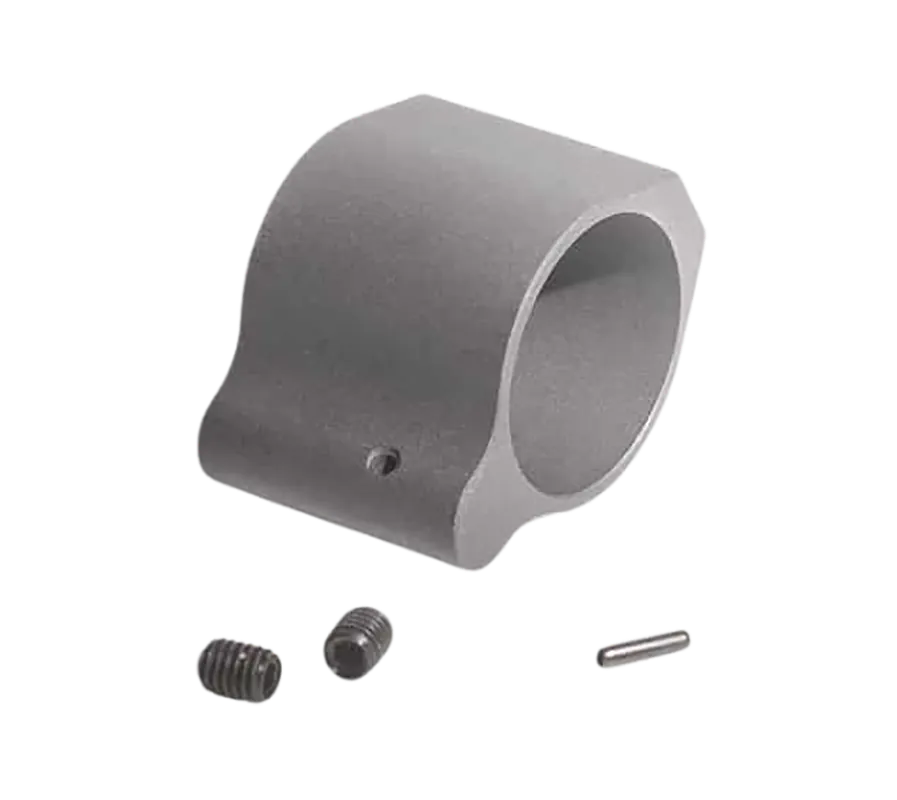Luth-AR Low Profile .936 Gas Block, Black Manganese Phosphate, 2 Set Screws GB-LP936