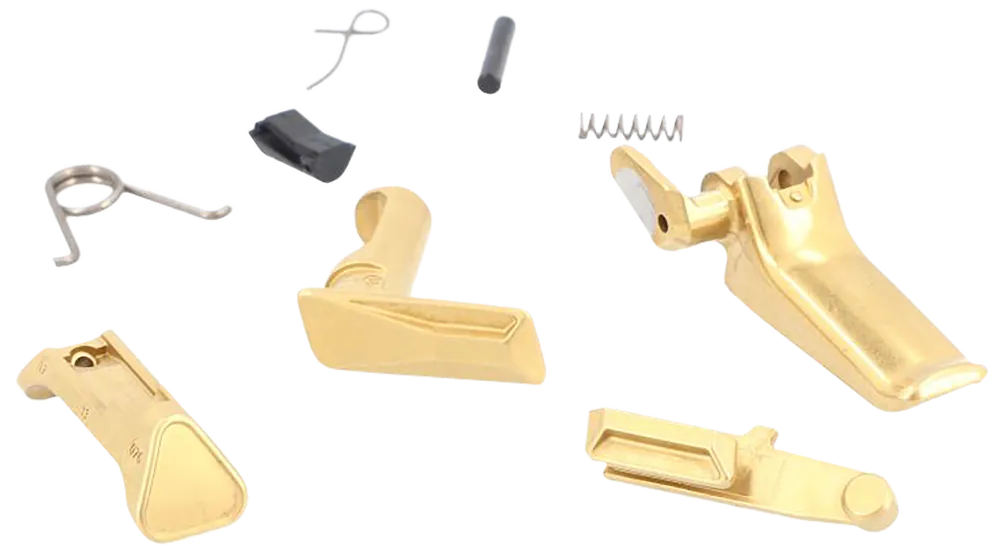 Sig Sauer P365 Safety Parts Kit, Gold Flat Trigger & Control Parts Set for 9mm/.380 - 8900917
