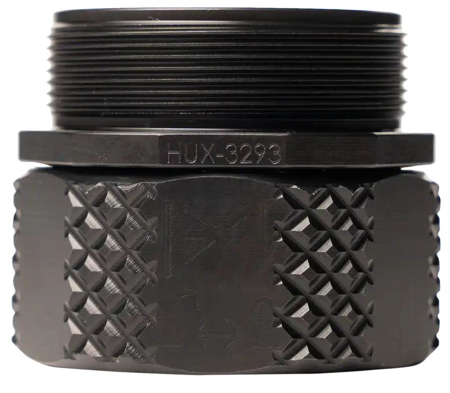 Huxwrx HUB-QD Adapter 2.0 for 1.375x24 HUB Suppressors, QD Muzzle Device Compatible 3486