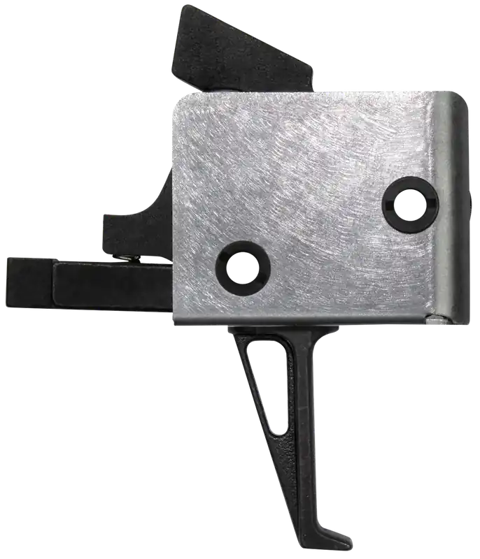 CMC Triggers AR-15/AR-10 Drop-In Single-Stage Flat Trigger 4.0-4.5 lb Pull Black/Silver 92503